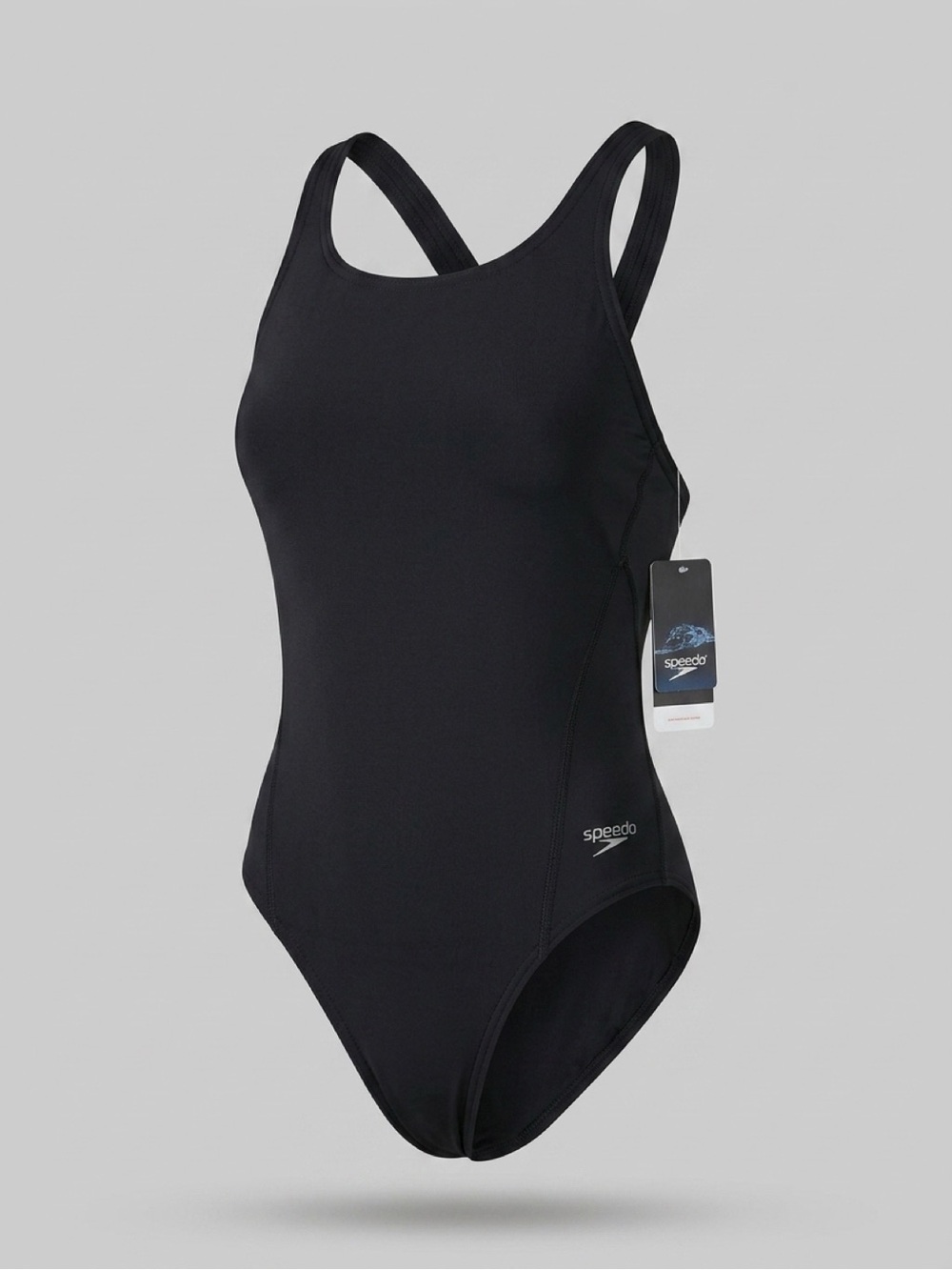 Speedo Women’s Black Classic Crossback One-Piece Swimsuit